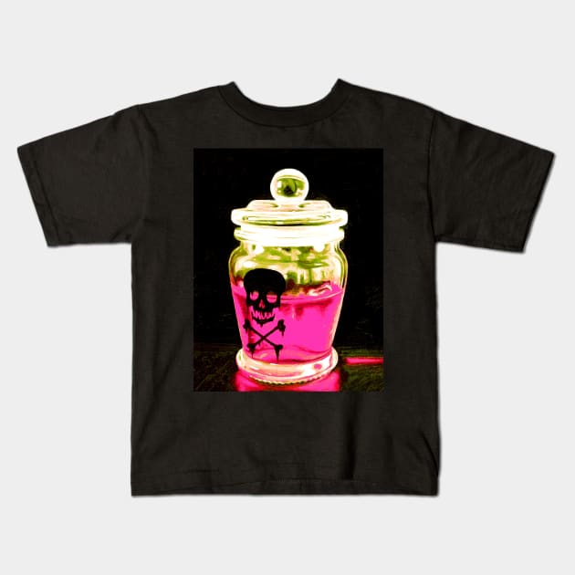 Deadly love potion Kids T-Shirt by LukjanovArt